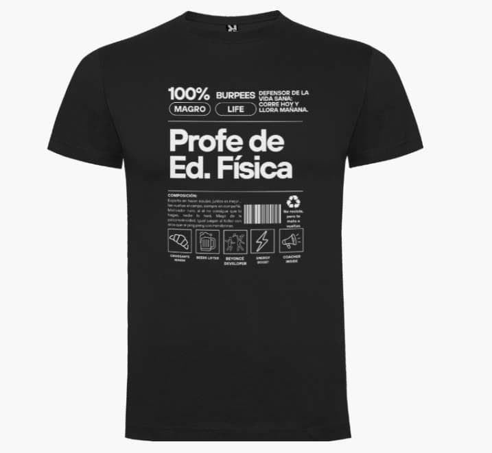 Camiseta Profe de Ed. Física - Imagen 3