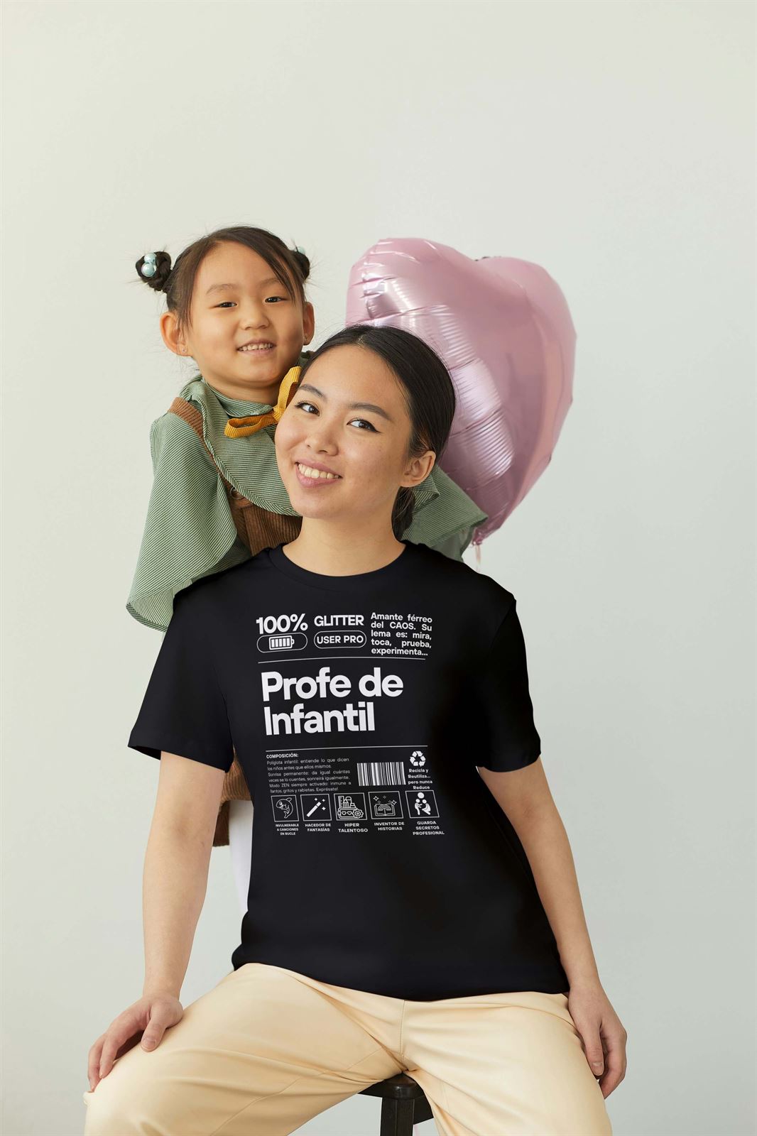 Camiseta Profe de Infantil - Imagen 1