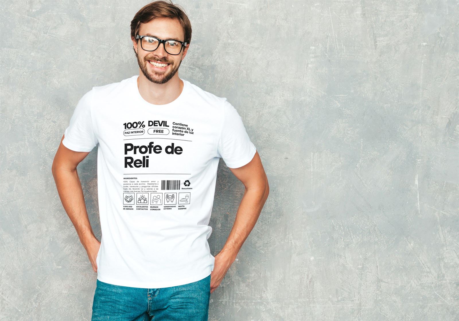 Camiseta Profe de Reli - Imagen 1