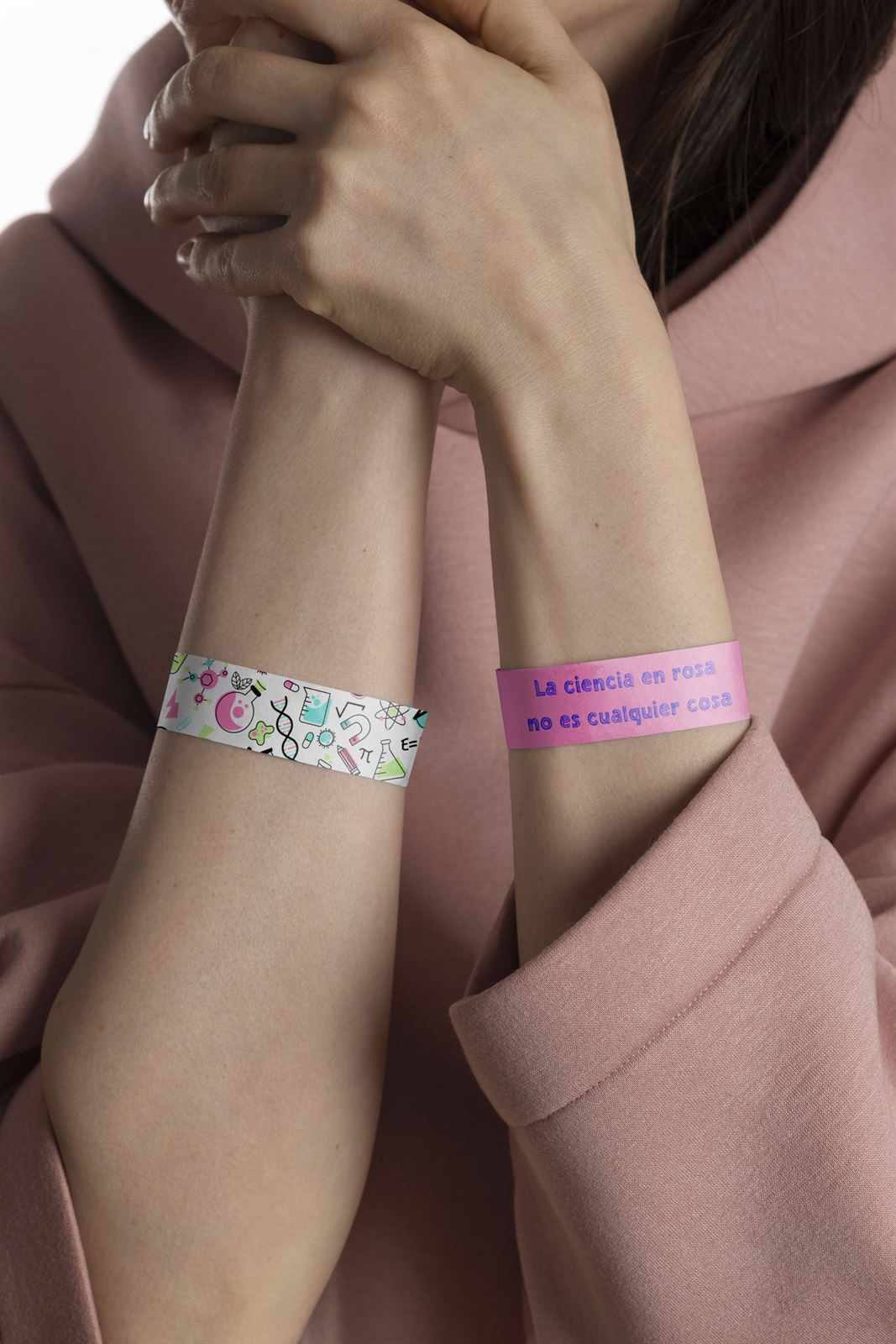 Pulsera Ciencia en rosa - Imagen 1