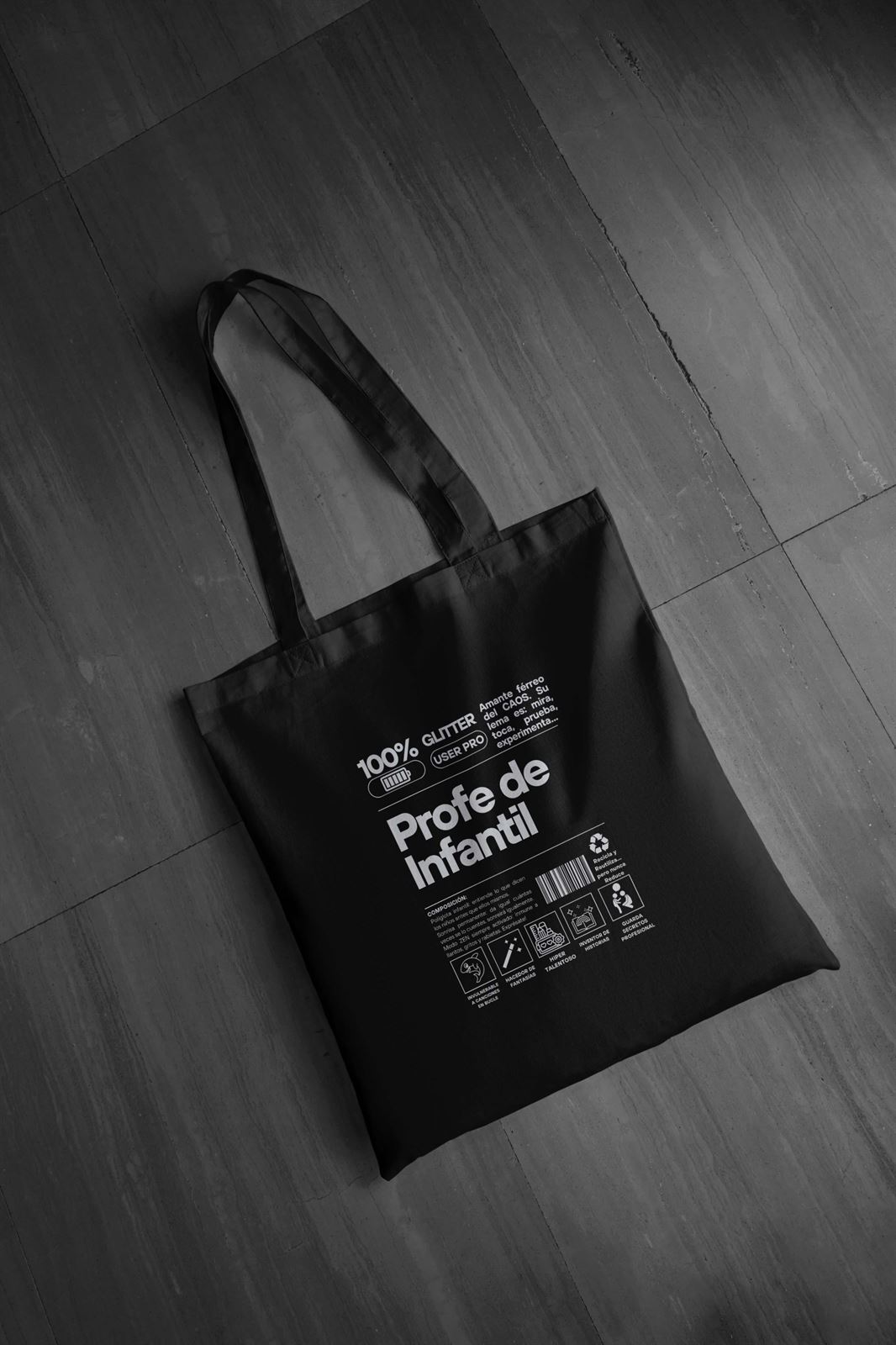 Tote bag Profe Infantil - Imagen 3