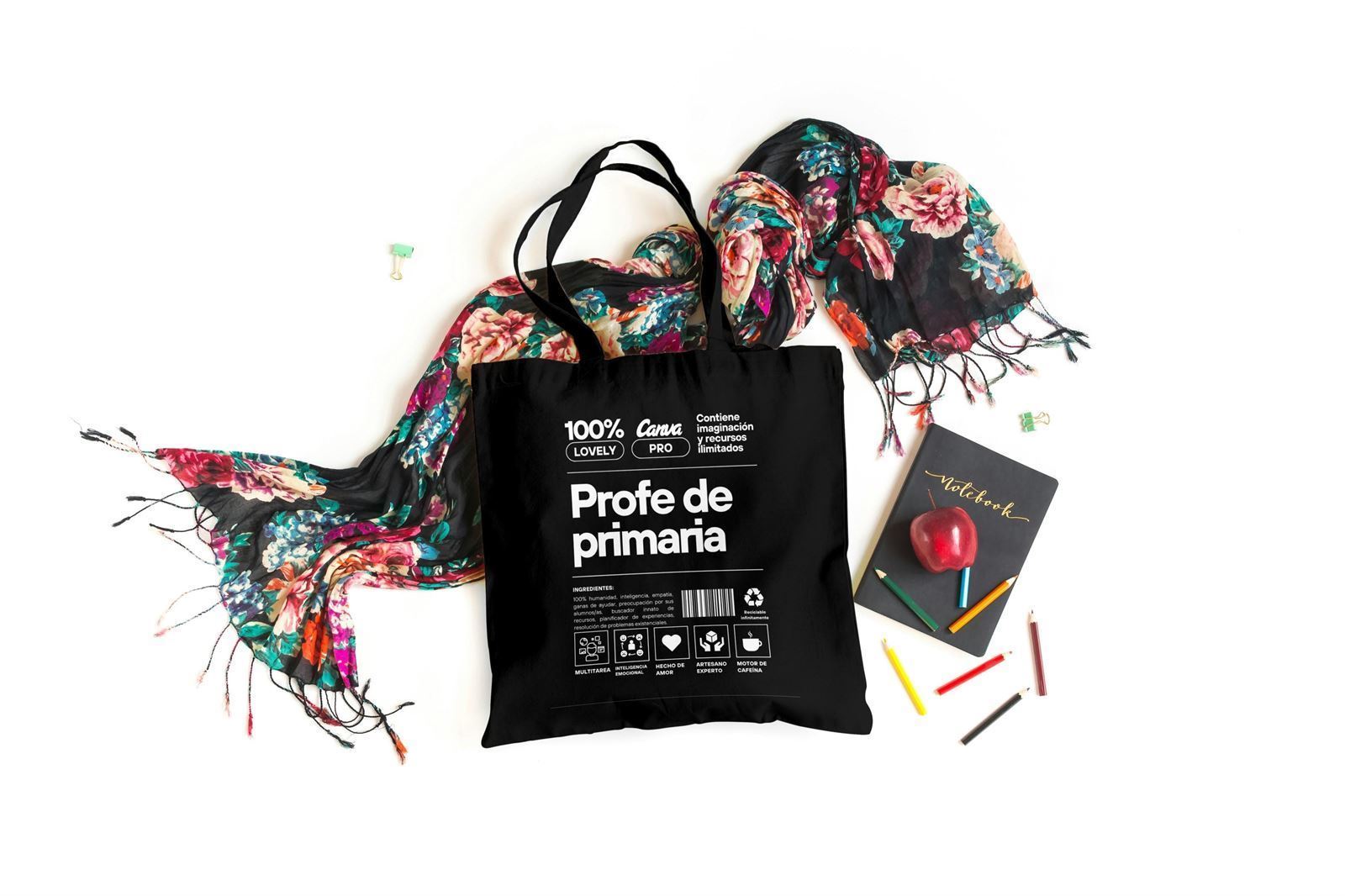 Tote bag Profe Primaria - Imagen 1