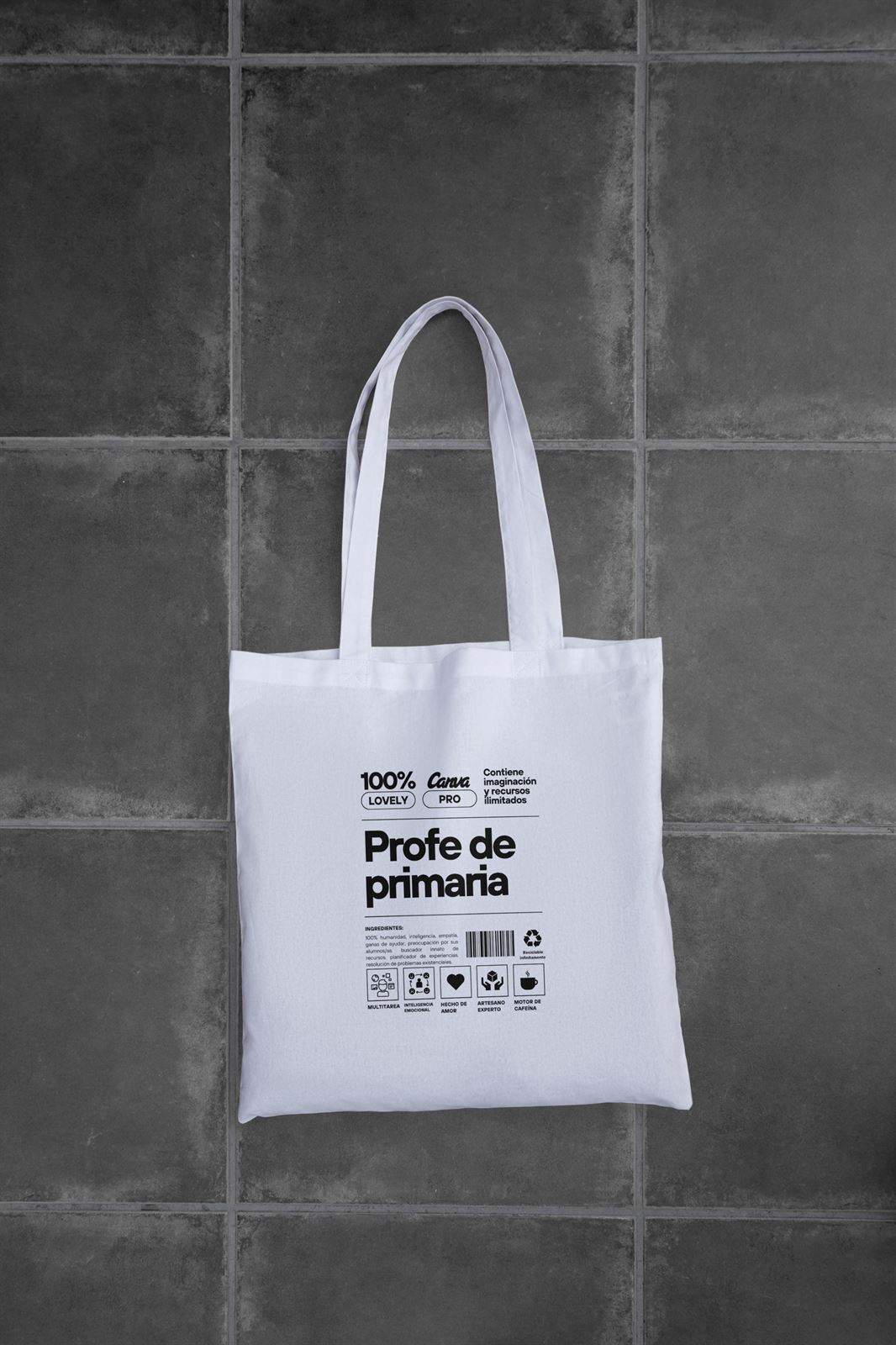 Tote bag Profe Primaria - Imagen 2